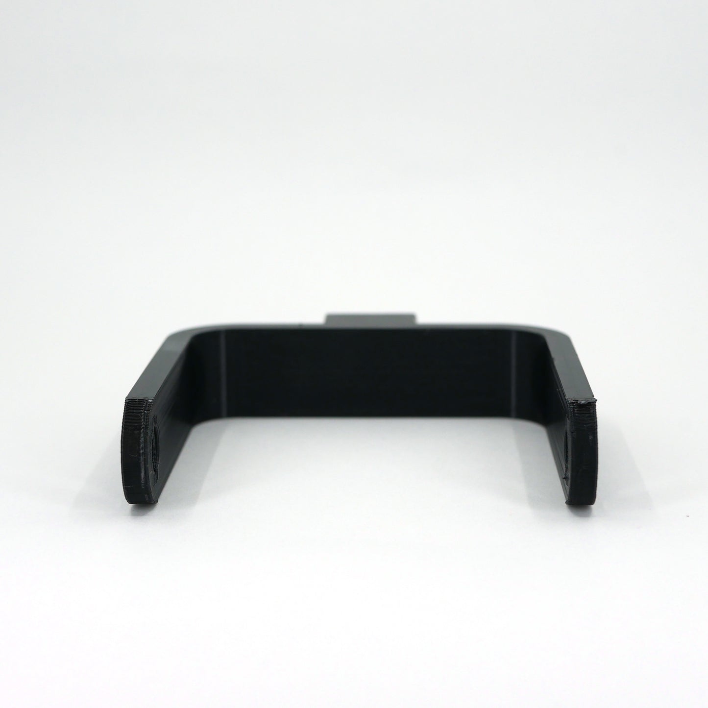 The front of a black microphone mount for the FIFINE K690 microphone.